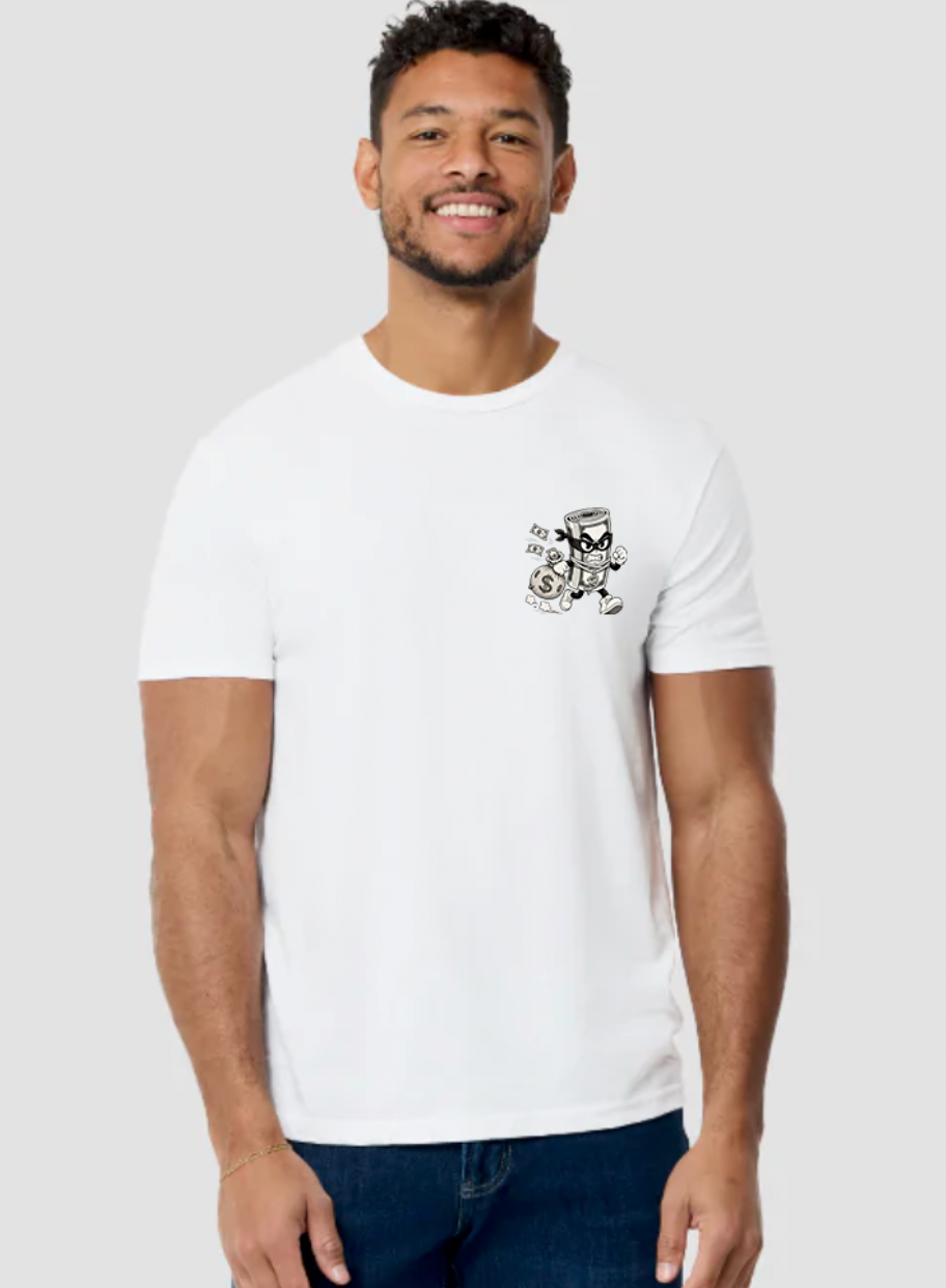 Bills Classic Bankroll Bandit Tee – White