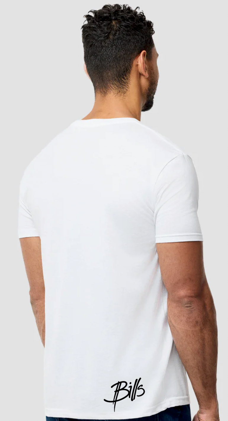 Bills Classic Bankroll Bandit Tee – White