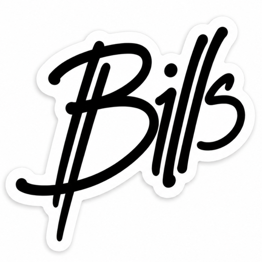 Bills Logo Sticker – 3.5